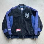 Vintage MLB New York Yankees Suede Jacket - L