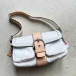 Vintage Y2K Coach White Mini Square Soho Shoulder Bag