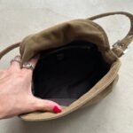 Vintage Fendi Brown Corduroy Mini Mama Baguette - Image 14