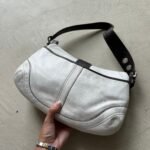 Vintage Y2K Coach White Leather Soho Shoulder Bag - Image 4