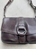Vintage Y2K Coach Brown Square Soho Style Leather Shoulder Bag - Image 2