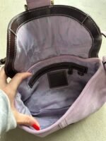 Vintage Coach Pink Suede Soho Shoulder Bag - Image 8