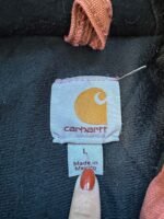 Vintage Carhartt Pink Hooded Jacket - L - Image 3