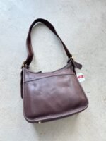 Vintage Coach Ergo Style Black Leather Shoulder Bag 9966