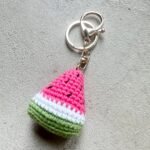 Knitted Pink Watermelon Charm