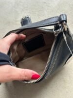 Vintage Black Hampton Coach Shoulder Bag - Image 5