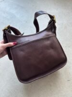 Vintage Coach Ergo Style Black Leather Shoulder Bag 9966 - Image 4