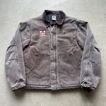Vintage Carhartt Brown Detroit Style Jacket - XL