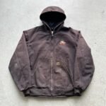 Vintage Carhartt Brown Hooded Jacket - XL