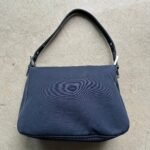 Vintage Fendi Mama Baguette Style Denim Shoulder Bag - Image 9