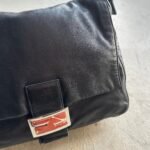 Vintage Fendi Baguette Style Black Leather Shoulder Bag - Image 6