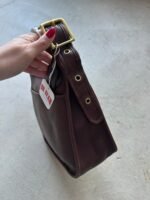 Vintage Coach Ergo Style Black Leather Shoulder Bag 9966 - Image 9