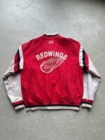 Vintage NHL Redwings Mirage Reversible Jacket - Image 2