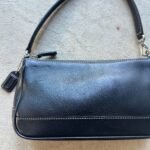 Vintage Y2K Coach Demi Black Leather Shoulder Bag - Image 2