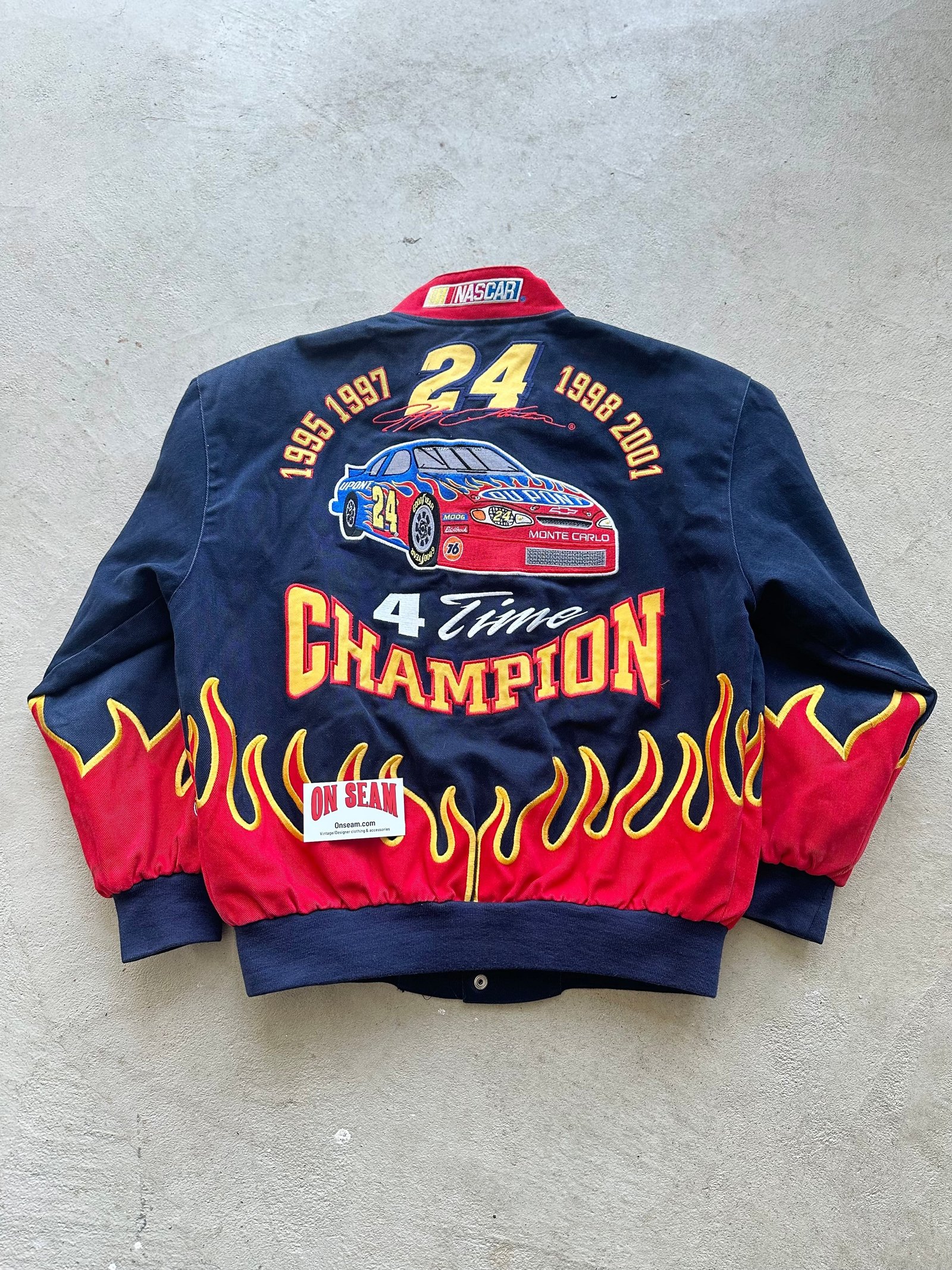 4B8592F6-77F1-4D5F-9314-51137111275F Vintage NASCAR Champion Racing Jacket - S - Image 1