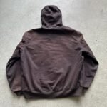 Vintage Carhartt Brown Hooded Jacket - XL - Image 6
