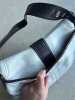 Vintage Y2K Coach White Leather Soho Shoulder Bag - Image 9