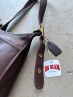 Vintage Coach Ergo Style Black Leather Shoulder Bag 9966 - Image 5