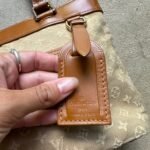 Vintage Louis Vuitton Luncille PM Monogram Mini Lin Shoulder Bag - Image 4