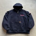 Vintage Navy Carhartt Work Jacket - XXL