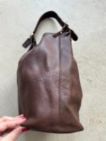 Vintage Coach 9166 Leather Bucket Duffle Hobo Purse - Image 10