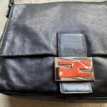 Vintage Fendi Baguette Style Black Leather Shoulder Bag - Image 11