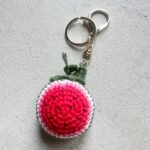 Knitted Half Watermelon Charm
