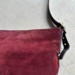 Vintage Coach Red Suede Shoulder Bag - Image 3