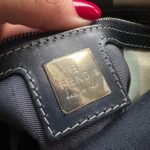 Vintage Fendi Mama Baguette Style Denim Shoulder Bag - Image 12