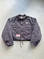 Vintage Carhartt Cropped Purple Jacket