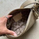 Vintage Y2K Coach Tan Leather Baguette Shoulder Bag - Image 6