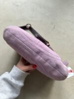 Vintage Coach Pink Suede Soho Shoulder Bag - Image 5