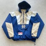 Vintage Notre Dame Starter Puffer - L