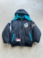 Vintage NFL Miami Dolphins Reversible Puffer Jacket - L