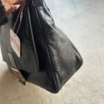 Vintage Fendi Baguette Style Black Leather Shoulder Bag - Image 7