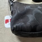 Vintage Y2K Coach Black Baguette Shoulder Bag - Image 6