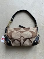Vintage Y2K Coach Brown Shoulder Bag - Image 4