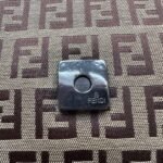 Vintage Fendi Mama Baguette Brown Zucchino Shoulder Bag - Image 11