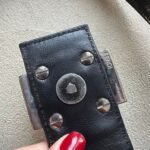 Vintage Fendi Mama Style Double Strap Black Nylon Shoulder Bag - Image 7