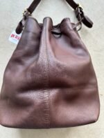 Vintage Coach 9166 Leather Bucket Duffle Hobo Purse - Image 4