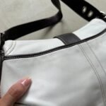 Vintage Y2K Coach White Leather Soho Shoulder Bag - Image 5