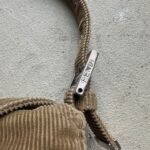 Vintage Fendi Brown Corduroy Mini Mama Baguette - Image 4