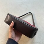 Vintage Coach Demi Red Wool Shoulder Bag - Image 3