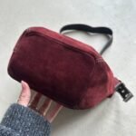 Vintage Coach Red Suede Shoulder Bag - Image 4