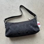 Vintage Y2K Coach Black Baguette Shoulder Bag