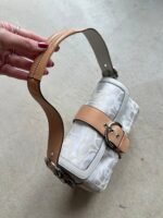 Vintage Y2K Coach White Mini Square Soho Shoulder Bag - Image 5