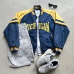 Vintage NFL Michigan Wolverines Mirage Jacket - L