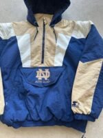 Vintage Notre Dame Starter Puffer - L - Image 3