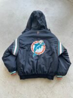 Vintage NFL Miami Dolphins Reversible Puffer Jacket - L - Image 3