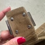 Vintage Fendi Brown Corduroy Mini Mama Baguette - Image 13